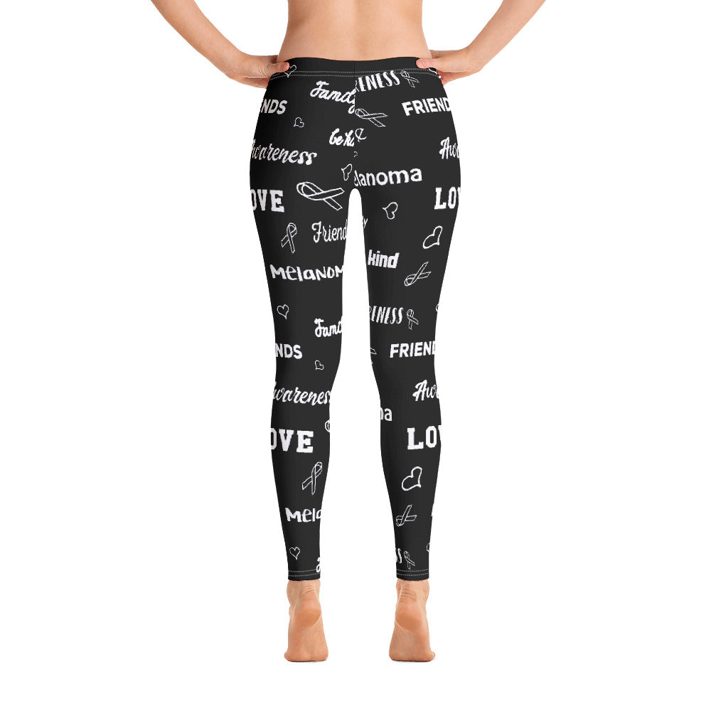 Melanoma Awareness Be Kind Pattern Leggings