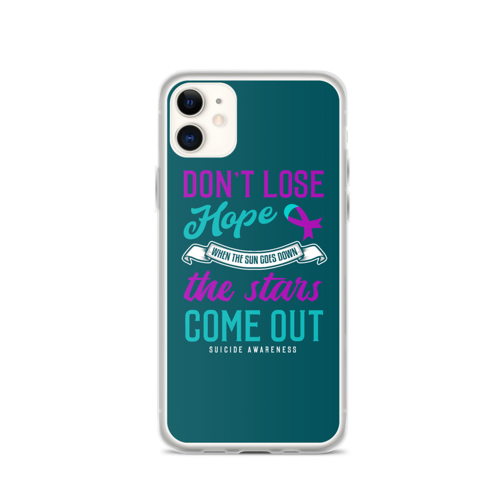 Suicide Awareness Don’t Lose Hope iPhone Case