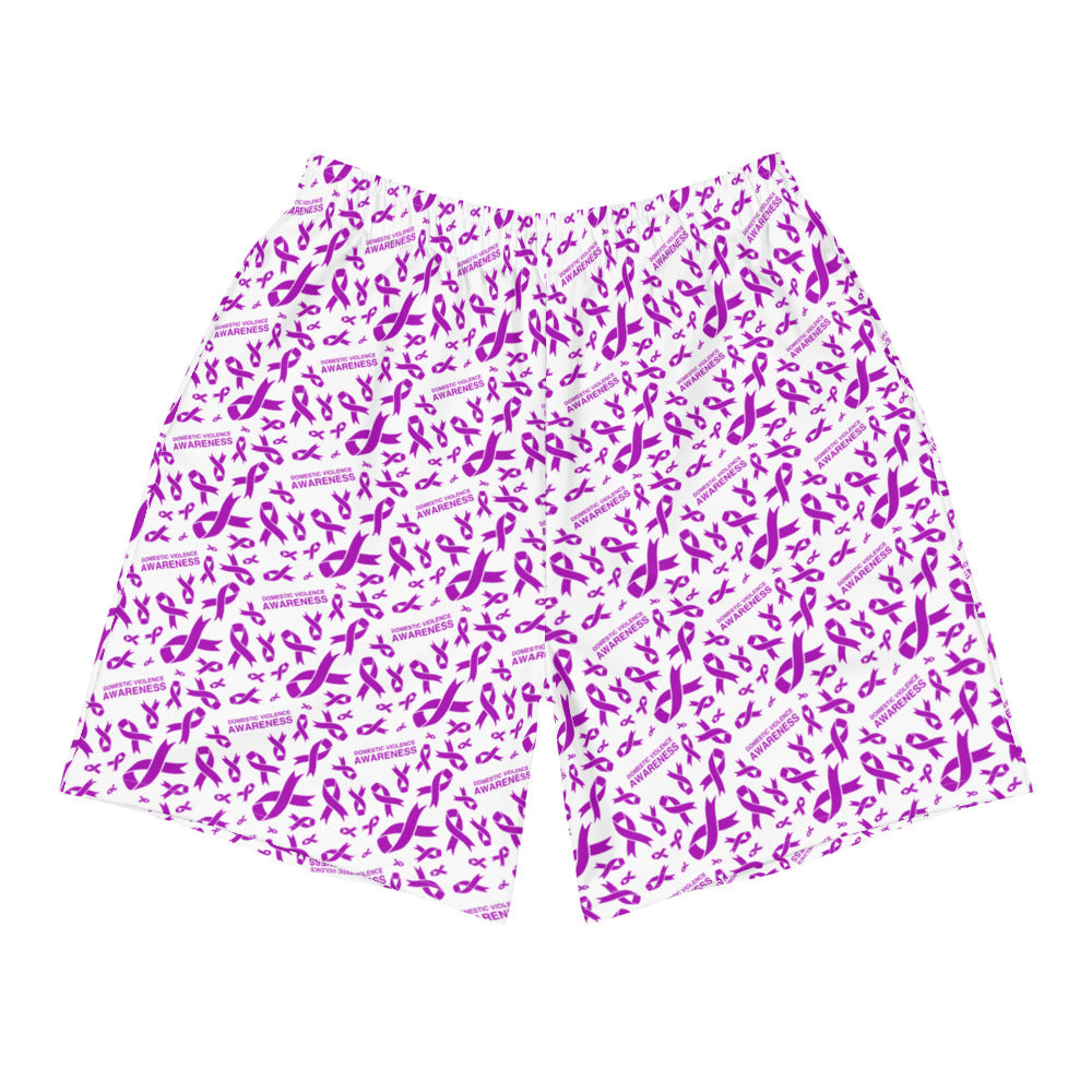 Domestic Violence Awareness Ribbon Pattern Shorts