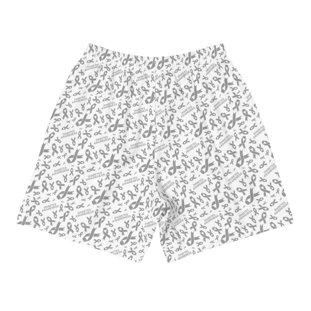 Diabetes Awareness Ribbon Pattern Shorts