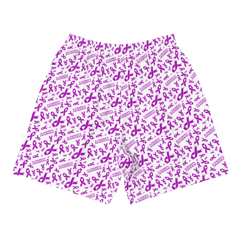 Alzheimer’s Awareness Ribbon Pattern Shorts