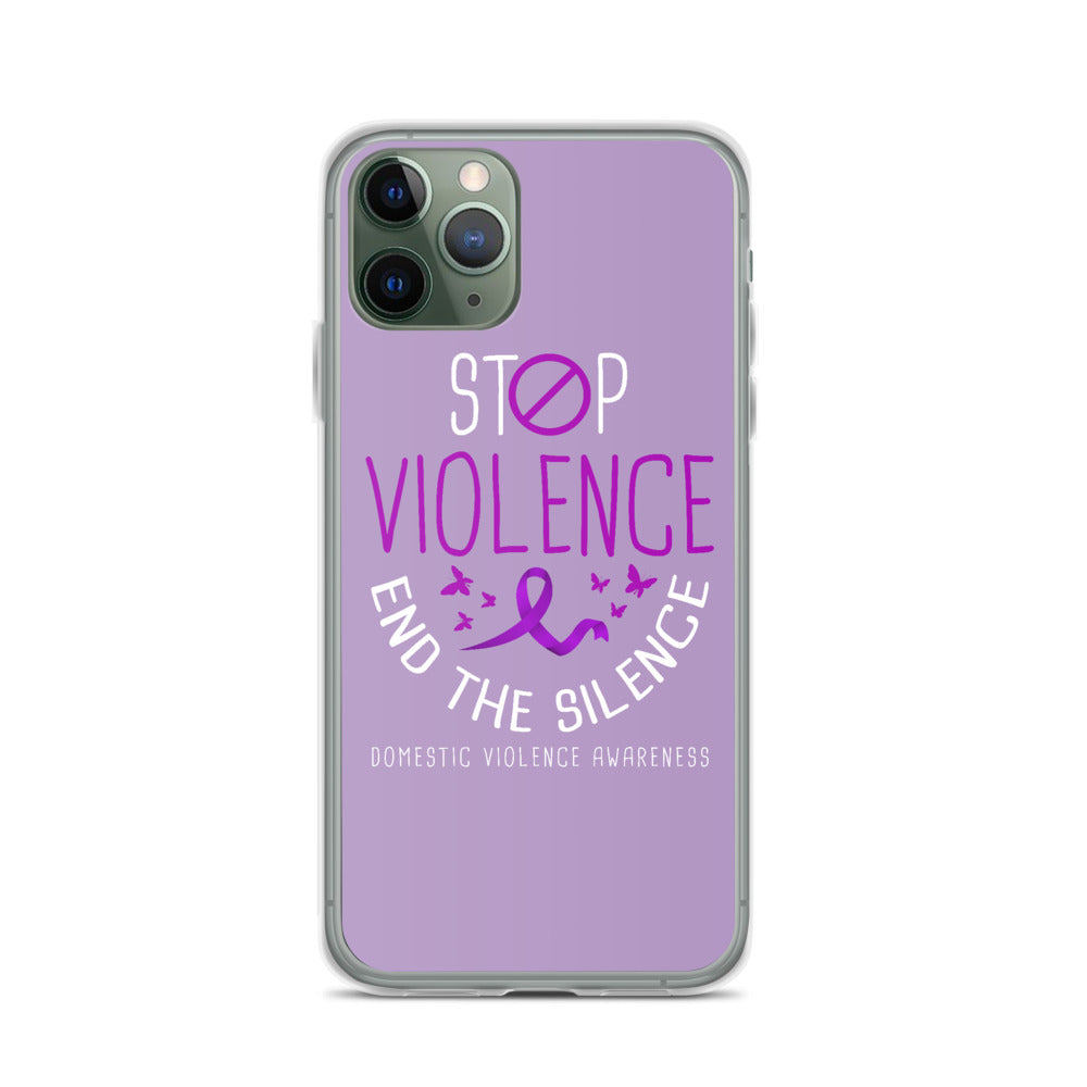 Domestic Violence Awareness End The Silence iPhone Case