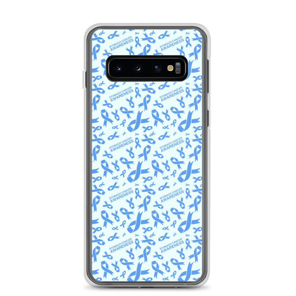 Stomach Cancer Awareness Ribbon Pattern Samsung Phone Case