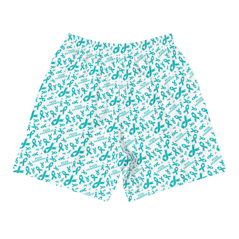 PCOS Awareness Ribbon Pattern Shorts