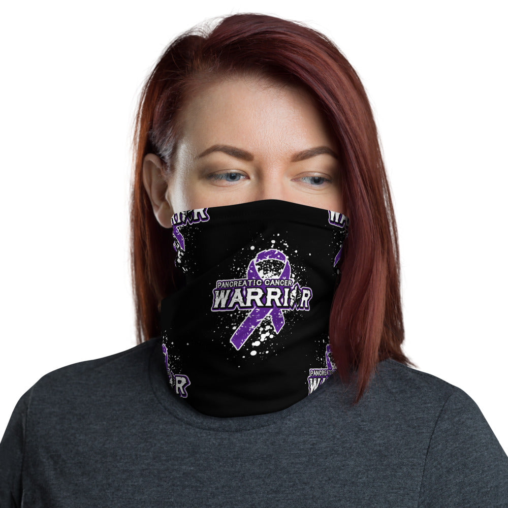 Pancreatic Cancer Warrior Face Mask Neck Gaiter Washable Reusable