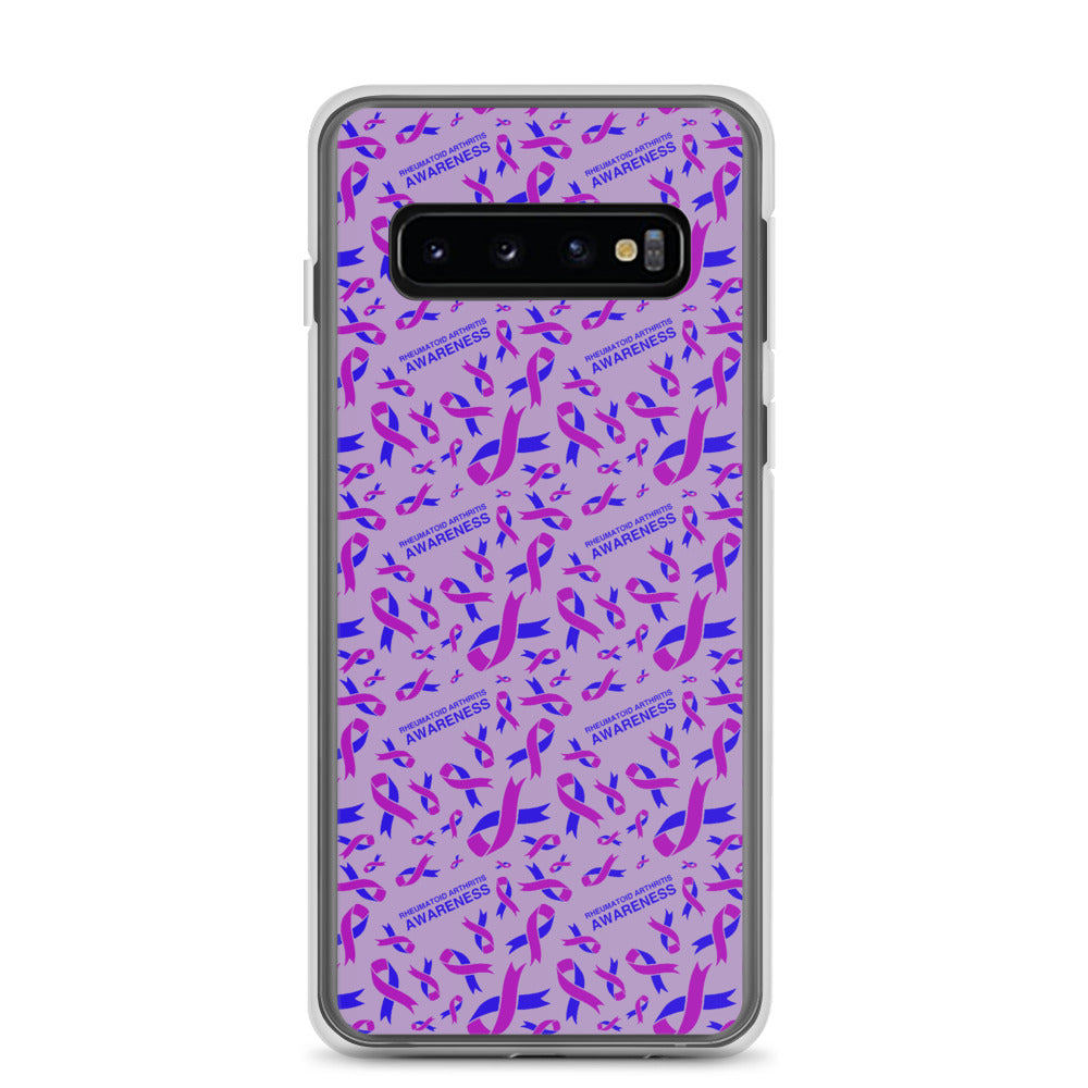 Rheumatoid Arthritis Awareness Ribbon Pattern Samsung Phone Case