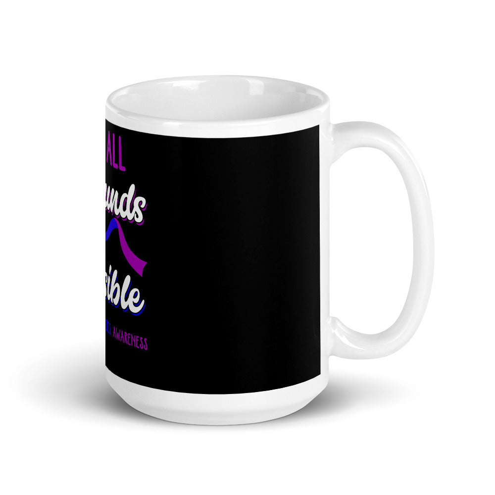 Rheumatoid Arthritis Awareness Not All Wounds Are Visible Mug