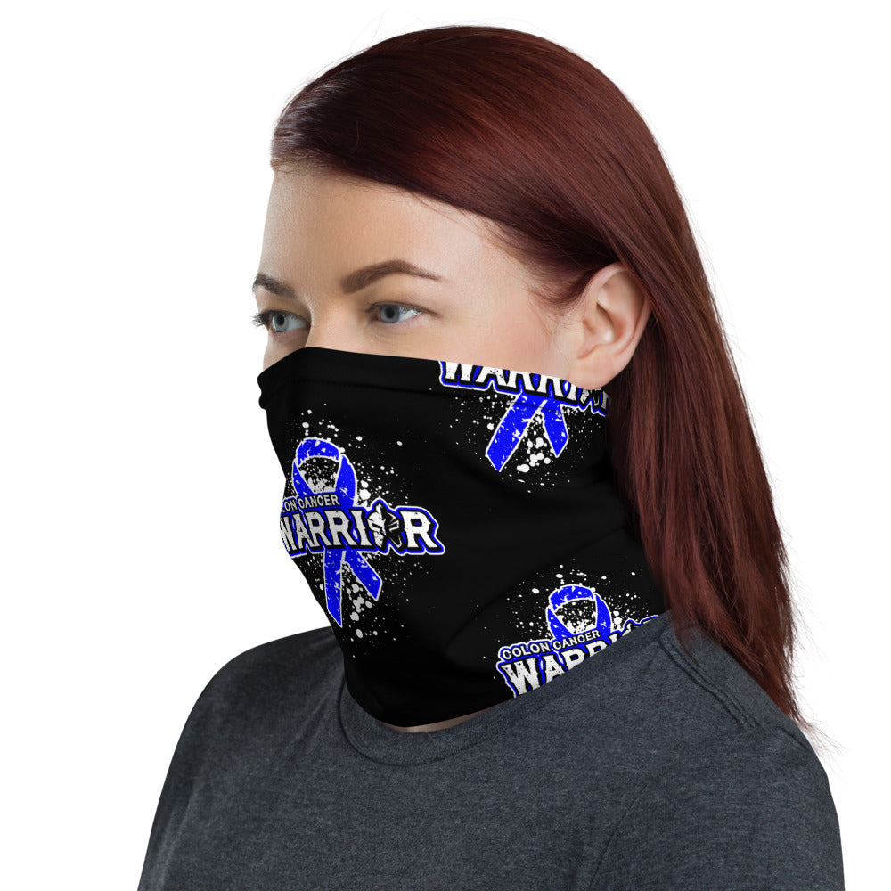 Colon Cancer Warrior Face Mask Neck Gaiter Washable Reusable