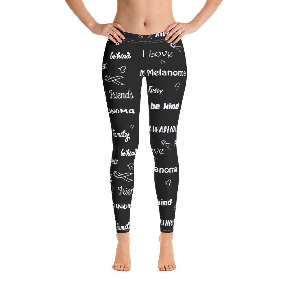 Melanoma Awareness Be Kind Pattern Leggings