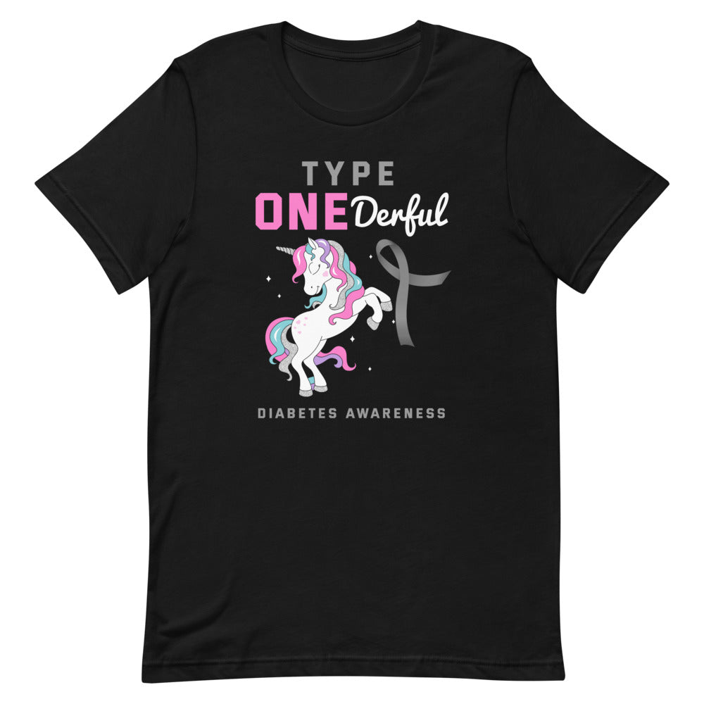 Diabetes Awareness Type One-Derful Premium T-Shirt