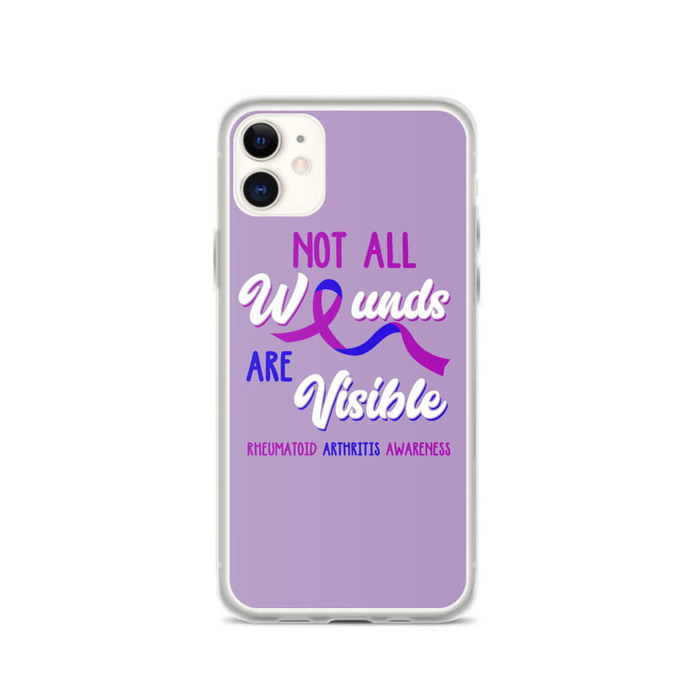 Rheumatoid Arthritis Awareness Not All Wounds Are Visible iPhone Case