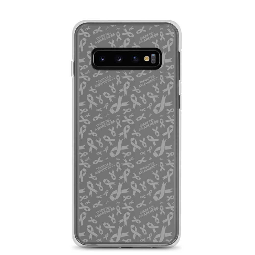 Diabetes Awareness Ribbon Pattern Samsung Phone Case