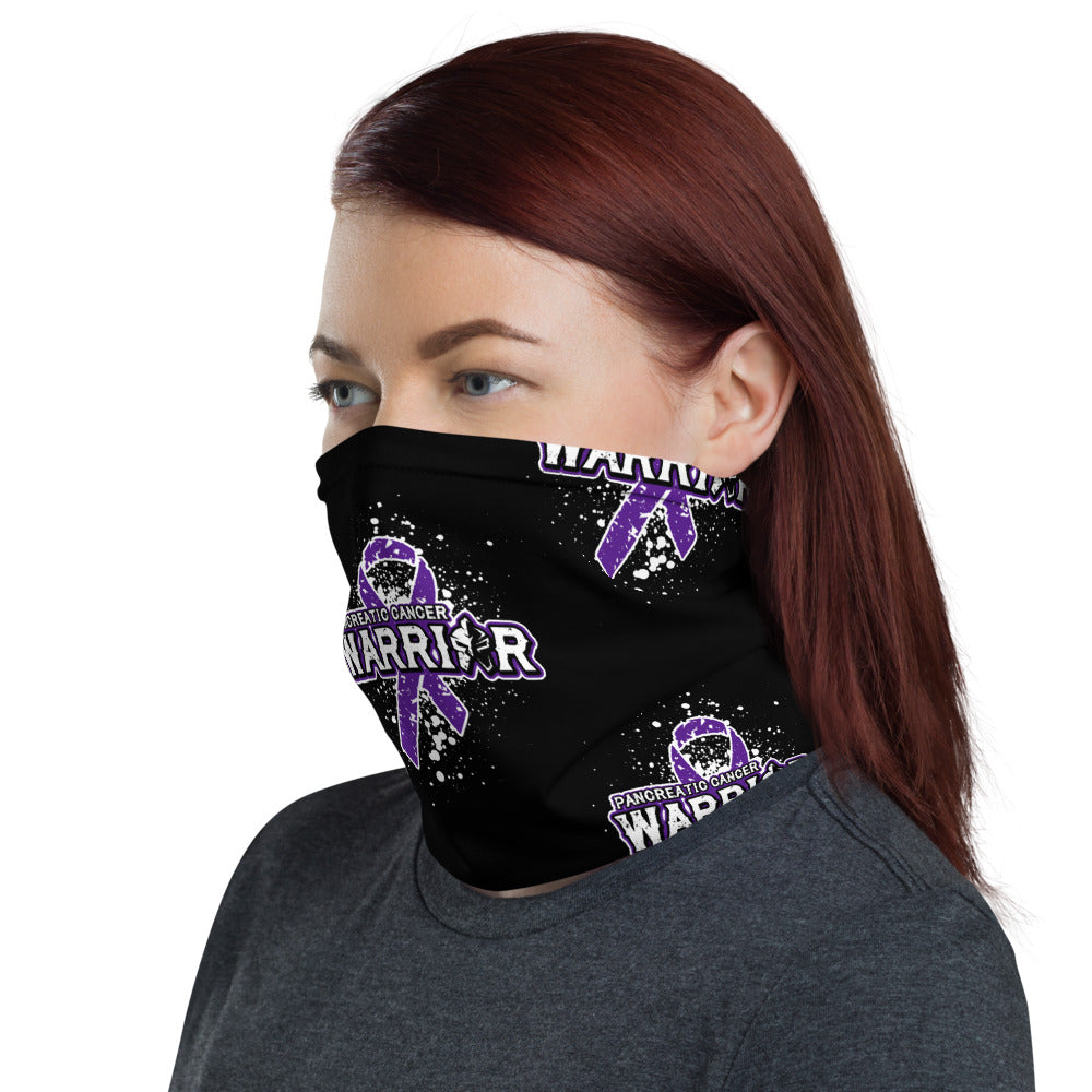 Pancreatic Cancer Warrior Face Mask Neck Gaiter Washable Reusable