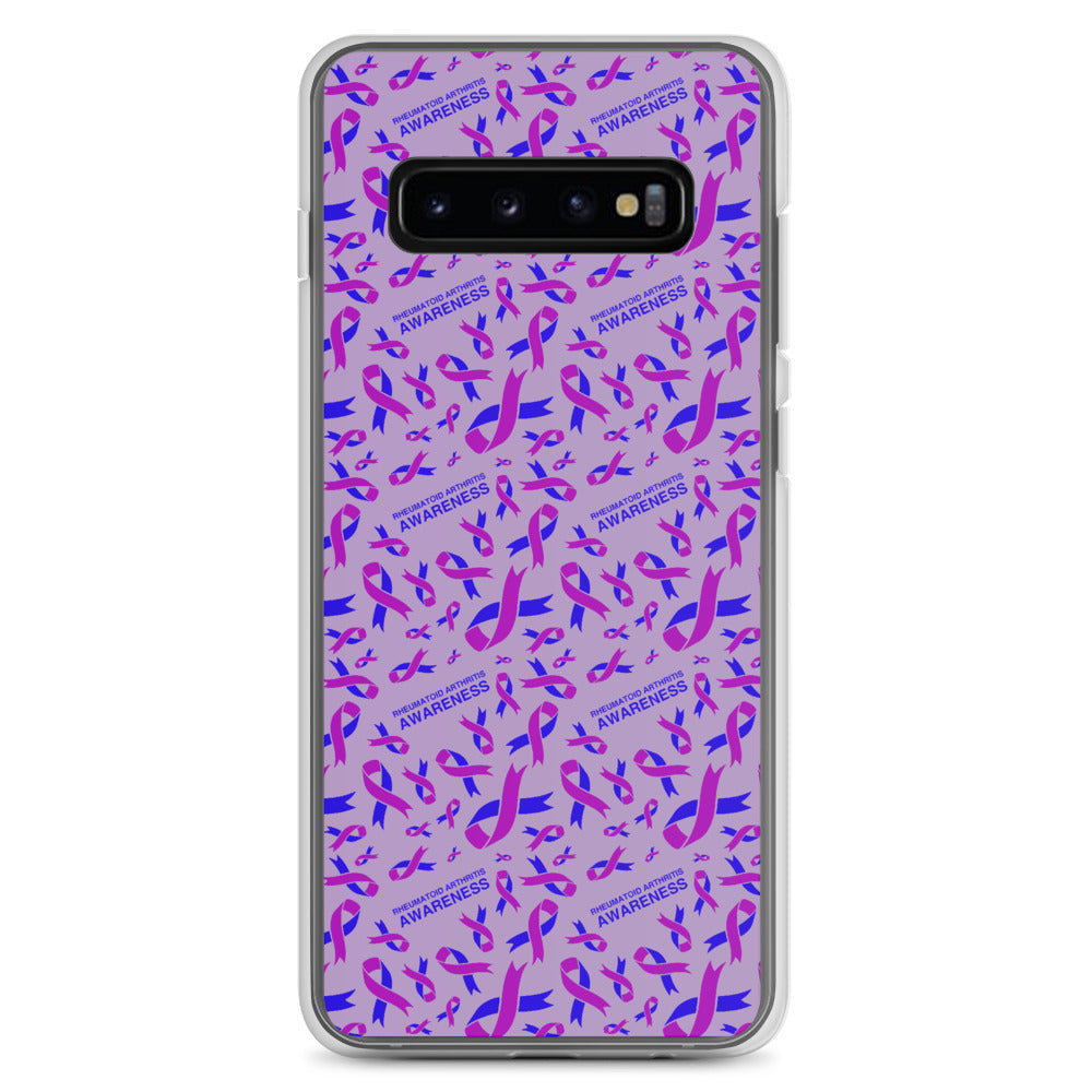 Rheumatoid Arthritis Awareness Ribbon Pattern Samsung Phone Case