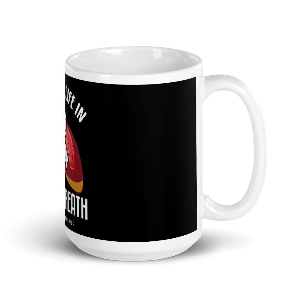 Lung Cancer Awareness Life In Every Breath Mug