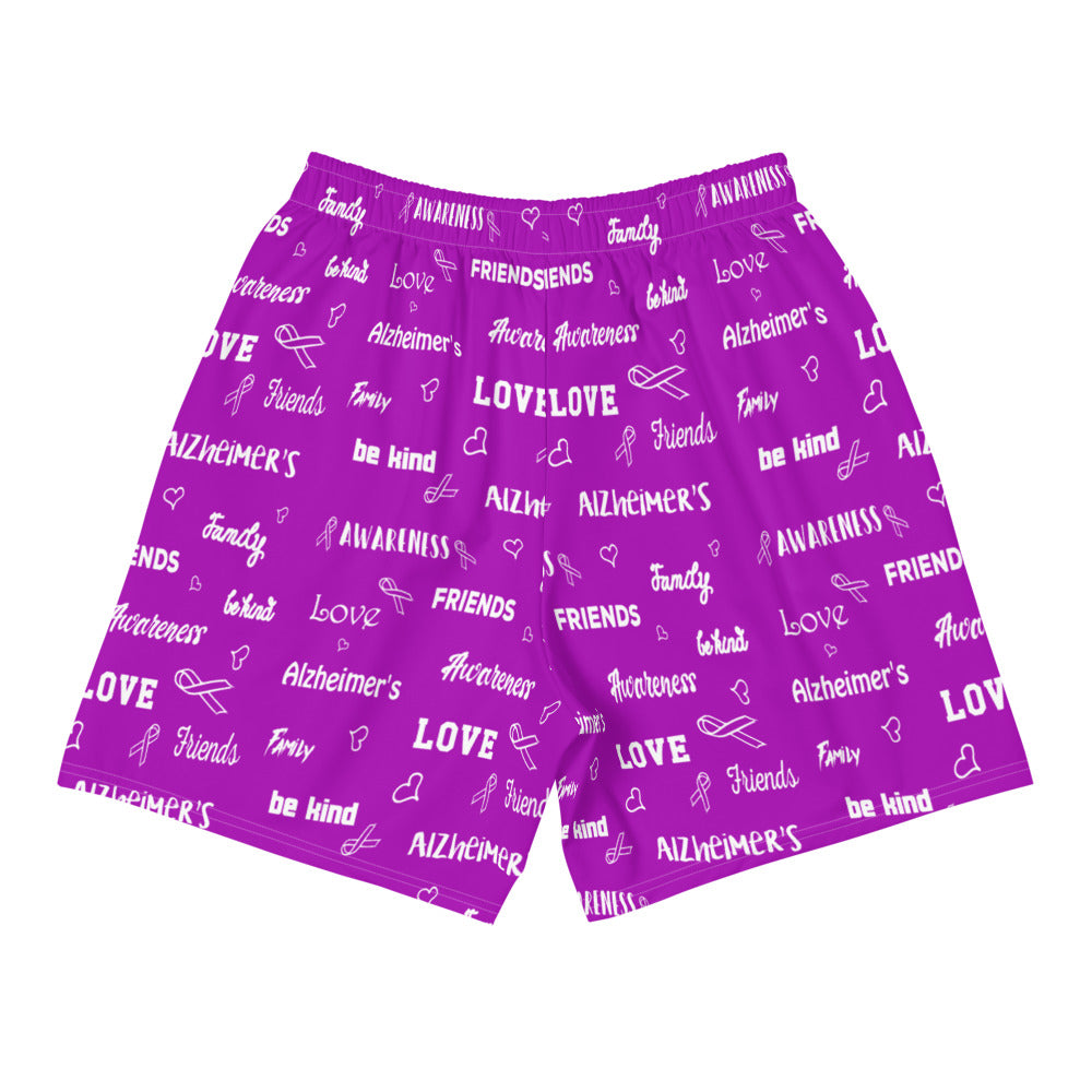 Alzheimer’s Awareness Be Kind Pattern Shorts