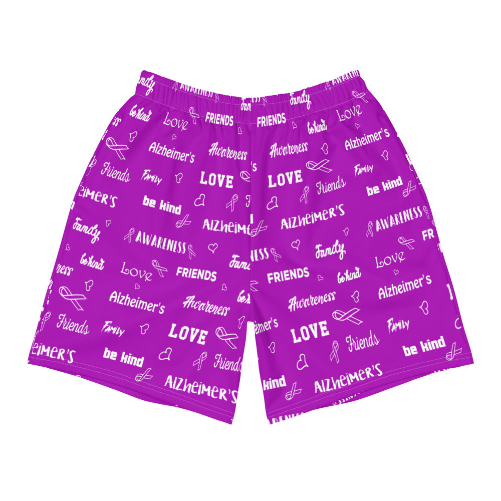 Alzheimer’s Awareness Be Kind Pattern Shorts