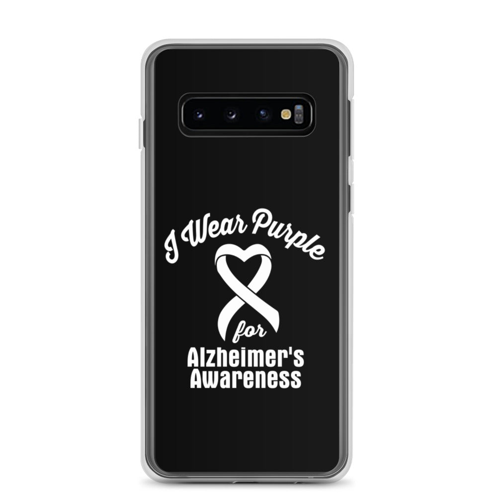 Alzheimer’s Awareness I Wear Purple Samsung Phone Case