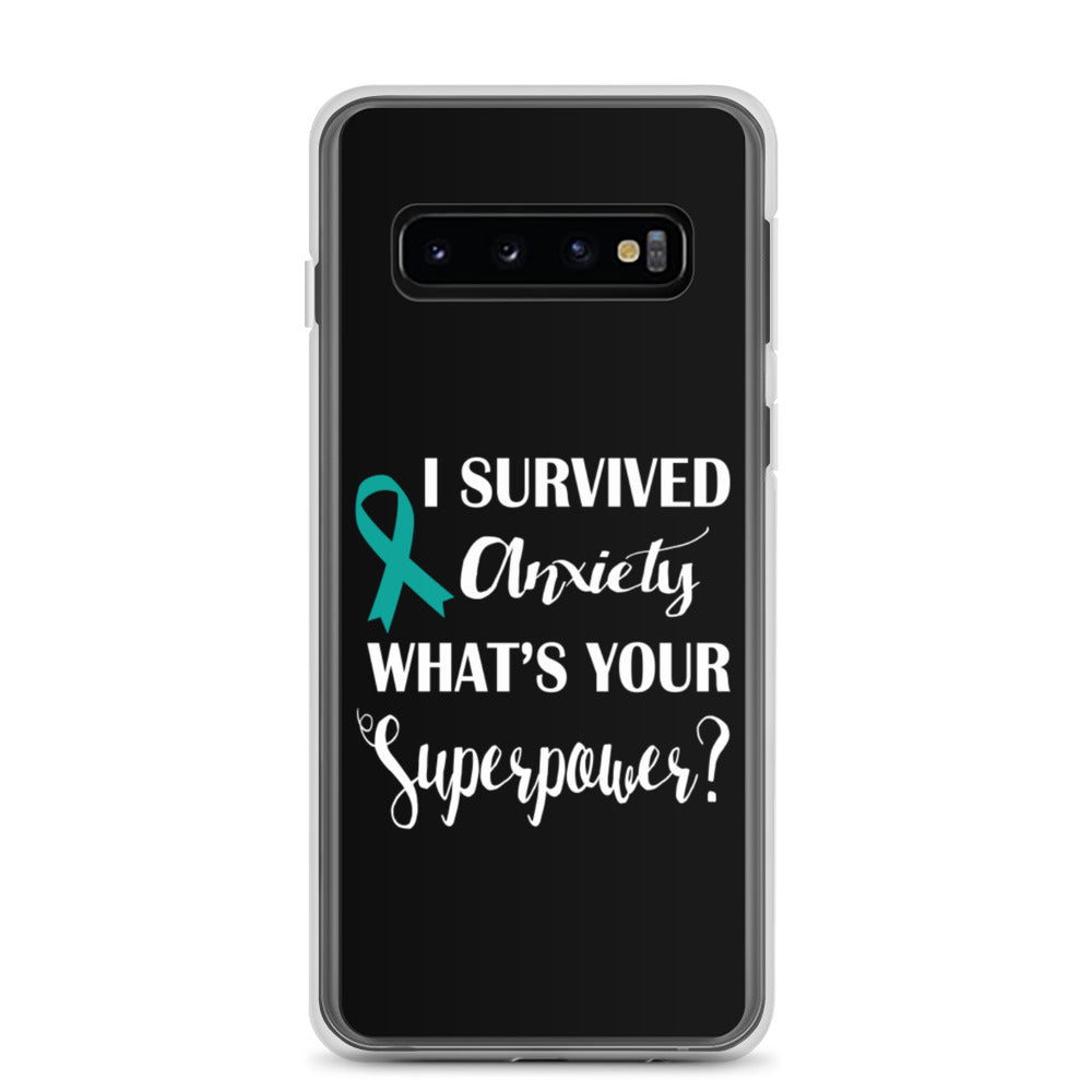 Anxiety Awareness I Survived, What’s Your Superpower? Samsung Phone Case