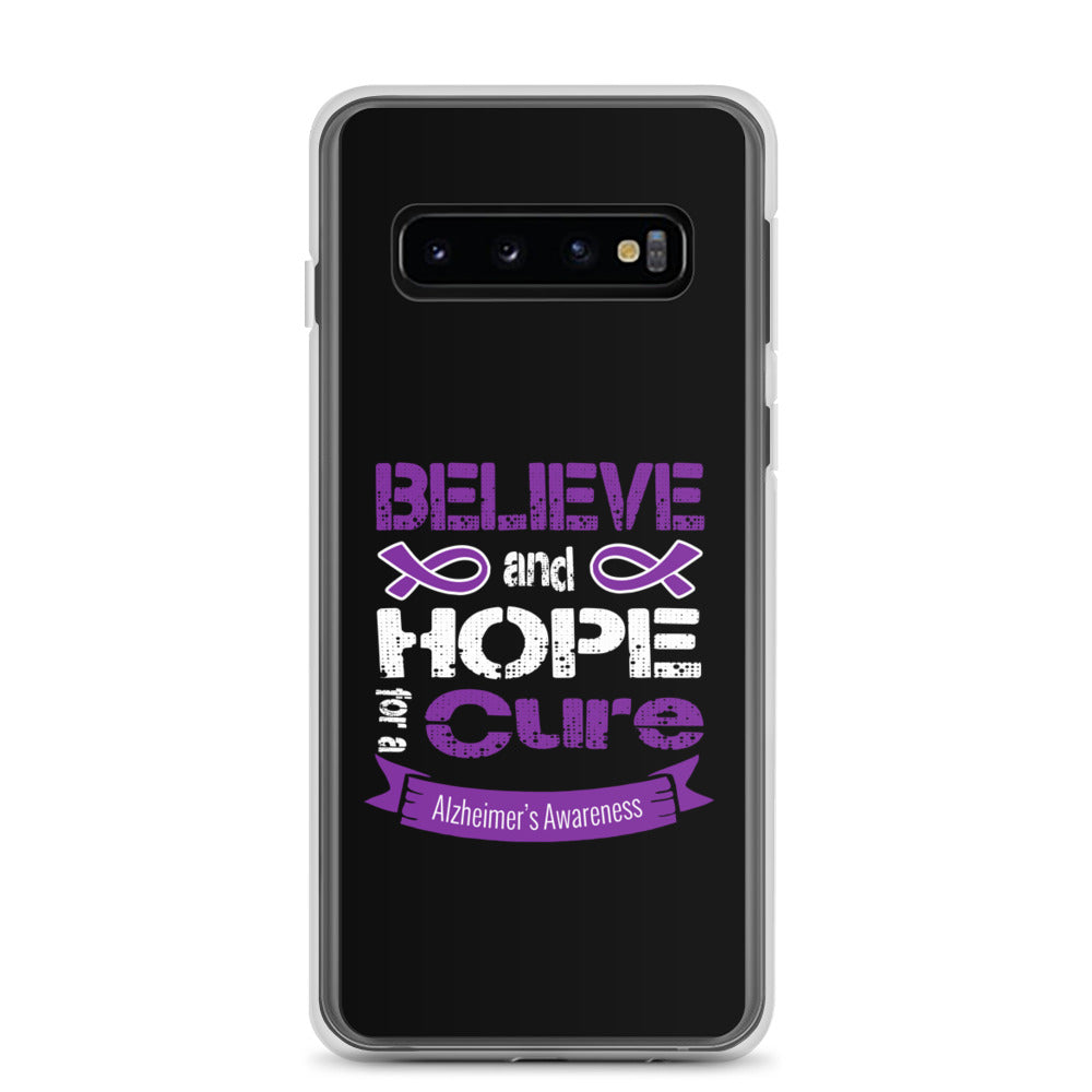 Alzheimer’s Awareness Believe & Hope for a Cure Samsung Phone Case