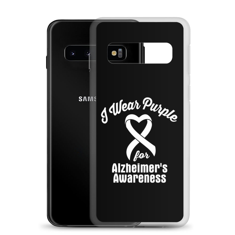 Alzheimer’s Awareness I Wear Purple Samsung Phone Case