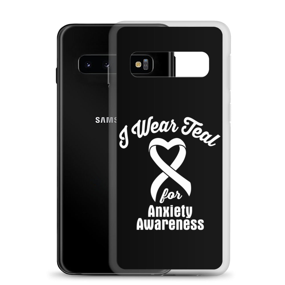 Anxiety Awareness I Wear Teal Samsung Phone Case