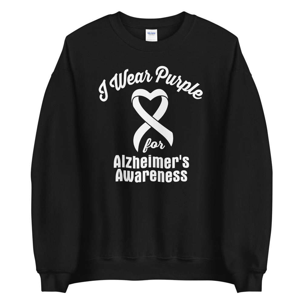 Alzheimer’s Awareness I Wear Purple Sweater