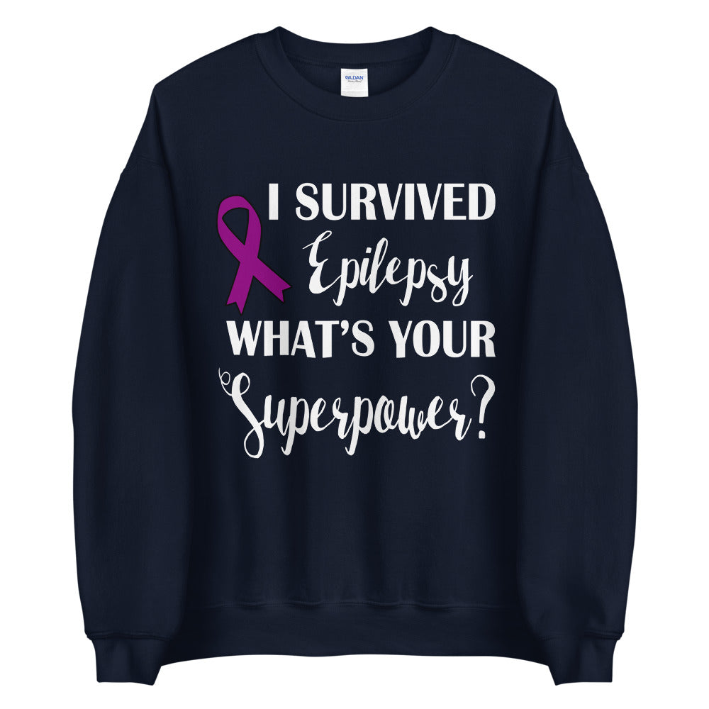 Epilepsy Awareness I Survived, What’s Your Superpower? Sweater
