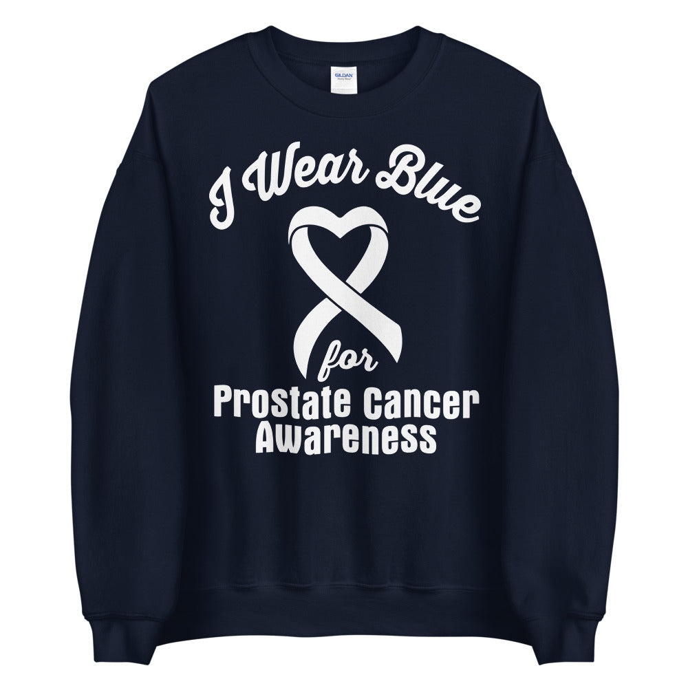 Prostate Cancer Awareness I Wear Blue Sweater