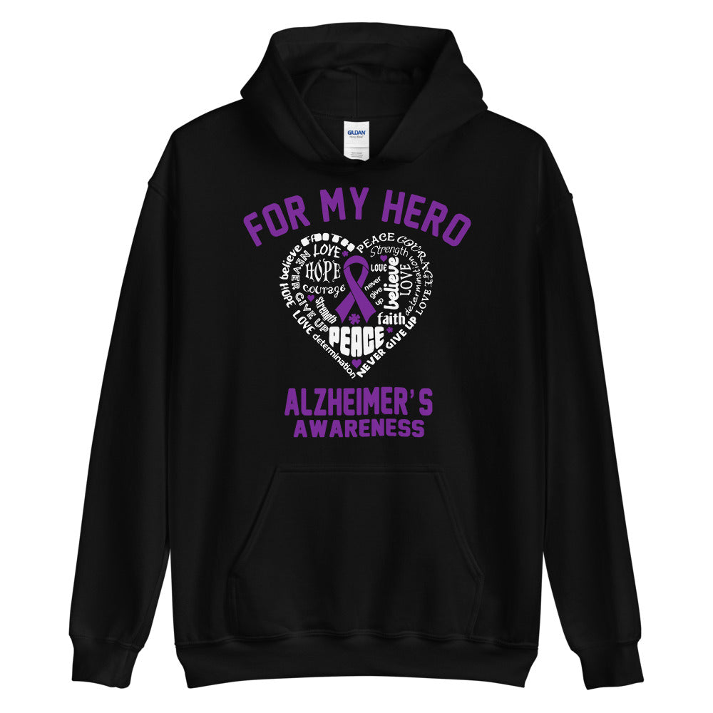 Alzheimer’s Awareness For My Hero Hoodie