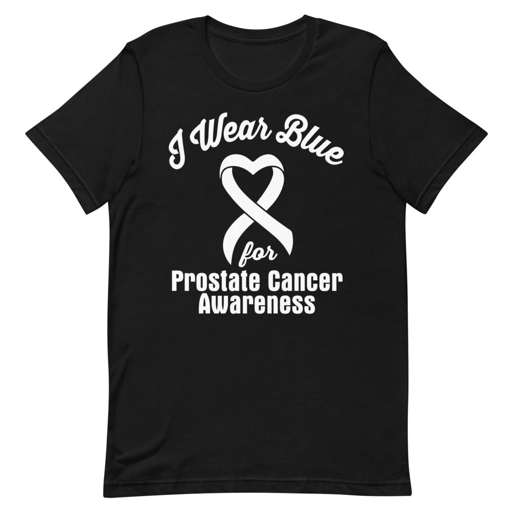 Prostate Cancer Awareness I Wear Blue T-Shirt